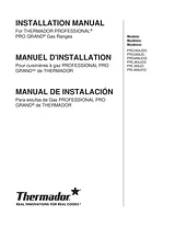 Thermador PRL366JG Installation Instruction