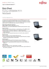 Fujitsu P771 VFY:P7710MF011NC Datenbogen