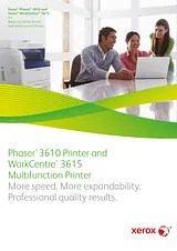 Xerox Phaser 3610 3610V_DN Справочник Пользователя