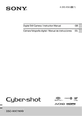 Sony cyber-shot dsc-wx7 Manual De Usuario