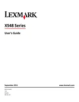Lexmark X548de User Guide
