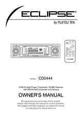 Eclipse - Fujitsu Ten CD5444 Manuel D’Utilisation