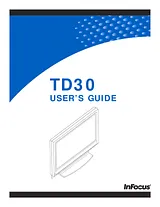 Infocus TD30 Справочник Пользователя