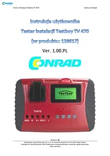 Testboy TV 470VDE-tester Testboy TV 470 Manual Do Utilizador