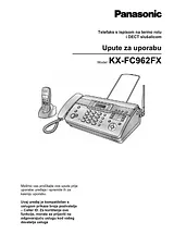 Panasonic KXFC962FX 操作指南