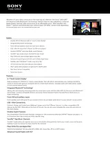 Sony XAV-62BT Guide De Spécification