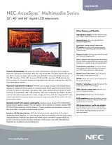 NEC ASPV32-AVT Leaflet