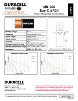 Duracell MN1300 05000394038189 전단