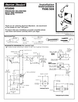 American Standard M968628 REV.1.3 사용자 설명서