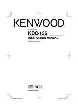 Kenwood KDC-136 Справочник Пользователя