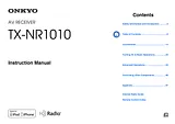 ONKYO TX-NR1010 ユーザーズマニュアル