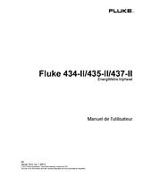 Fluke 434-II Mains-analysis device, Mains analyser 4116638 User Manual