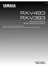 Yamaha RX-V393 Manuel D’Utilisation