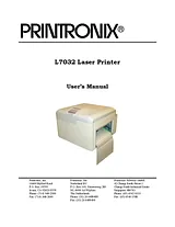 Printronix l7032 사용자 설명서