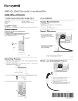 Honeywell Electrode Humidifier [with HumidiPRO™ H6062 Digital Humidity Control (HM700A1000)] Owner's Manual