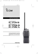 ICOM ic-f24-s Manual De Usuario