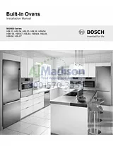 Bosch HBLP651RUC Installation Instruction