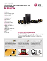 LG BH6830SW Specification Sheet