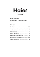 Haier HR-126 사용자 설명서