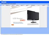 Philips LCD monitor 230C1HSB 230C1HSB/05 Benutzerhandbuch