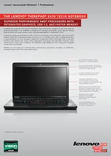 Lenovo Edge E535 32605VU Manuel D’Utilisation