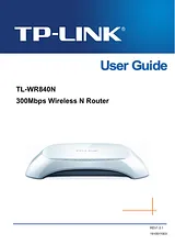 TP-LINK TL-WR840N Manuel D’Utilisation