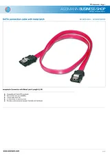 ASSMANN Electronic AK-SATA-030-L Leaflet