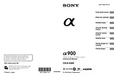 Sony A900 Справочник Пользователя