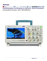 Tektronix TBS1102B-EDU 2-channel oscilloscope, Digital Storage oscilloscope, TBS1102B-EDU Fiche De Données