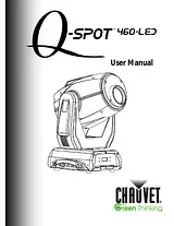 Chauvet 460-LED 사용자 설명서