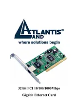 Atlantis Land Gigabit Ethernet Card ユーザーズマニュアル