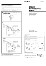 Sony CDX-C6600 Guía De Instalación