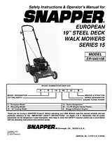 Snapper ER194515B 用户手册