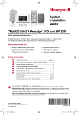 Honeywell THX9321 User Manual