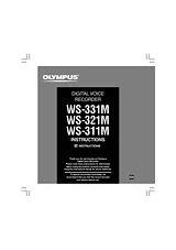 Olympus WS-321M Справочник Пользователя