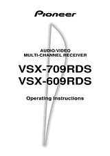 Pioneer VSX-609RDS Справочник Пользователя