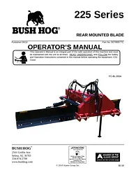 Bush Hog 225 User Manual