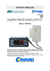 C&E FOX-1H Programmable Humidity Controller With Sensor FOX-1H Datenbogen