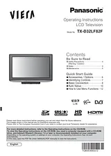 Panasonic TXD32LF82F Guía De Instalación Rápida