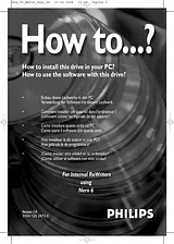Philips Internal Drive DVDRW885K DVD 8x ReWriter Quick Setup Guide