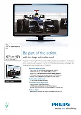 Philips LCD TV 42PFL7404H 42PFL7404H/12 Dépliant