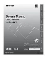 Toshiba 34HF84 User Manual