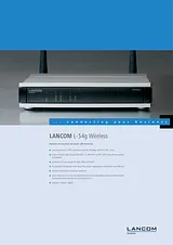 Lancom Systems L-54g Wireless Access Point LS61121 Справочник Пользователя
