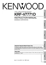 Kenwood KRF-V7771D Manual Do Utilizador
