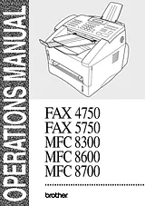 Brother FAX 5750 Manuale Utente