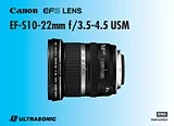 Canon EF-S 10-22mm f/3.5-4.5 USM Manuel D’Utilisation