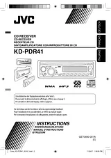 JVC KD-PDR41 User Manual