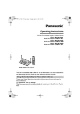 Panasonic KX-TG5761 Справочник Пользователя