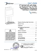 Ergotron Vertical Lift, Slide-out Keyboard Tray (black) 25-027-101 Merkblatt