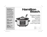 Hamilton Beach Programmable Slow Cooker Справочник Пользователя